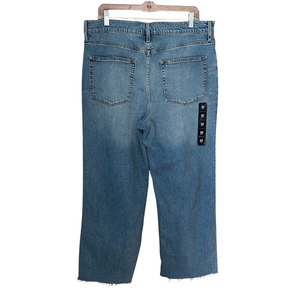 NWOT J Crew High Rise Slim Wide Leg Jeans Medium Blue - Picture 3 of 8